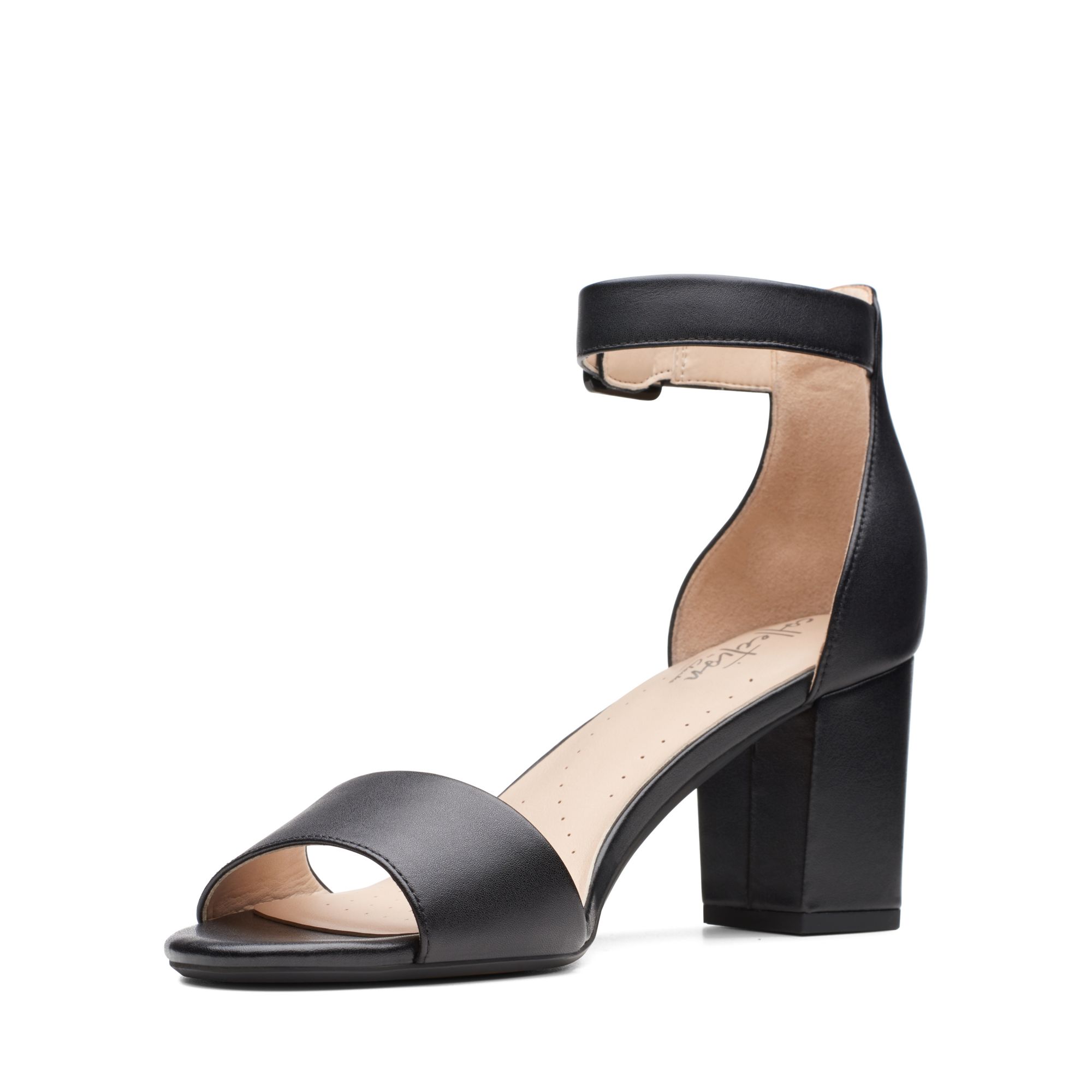 Women Sandals Deva Mae Black Leather