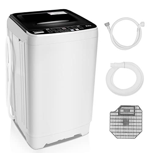 Full-Automatic Washing Machine with Drain Pump, 2-in-1 Compact Laundry Washer