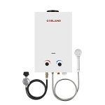Propane Tankless Water Heater, GASLAND Outdoors BS211 8L 2.11 GPM Portable Gas