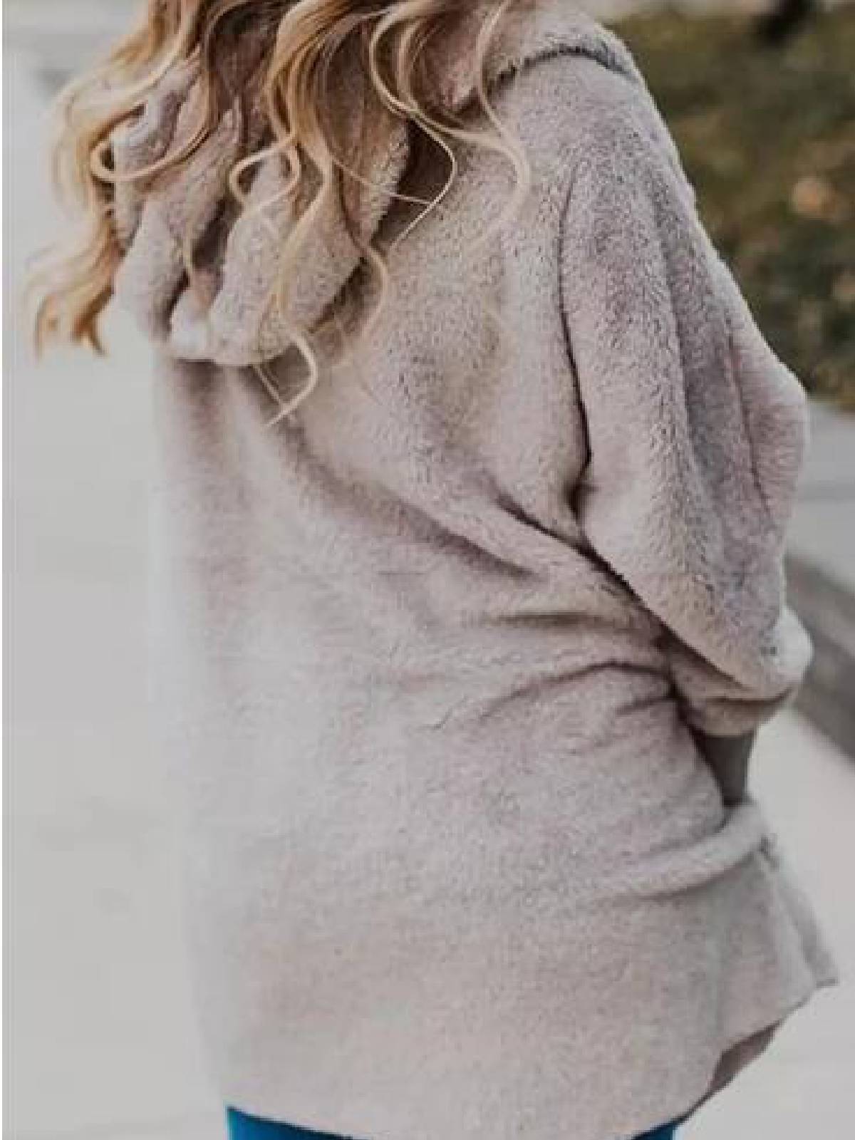 Long Sleeve Pockets Outerwear