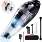Handheld Cordless Rechargeable  Vacuum with 7000PA Powerful Suction, Portable Light Weight Wet Dry Vacuum for Home, Car and/or Office.