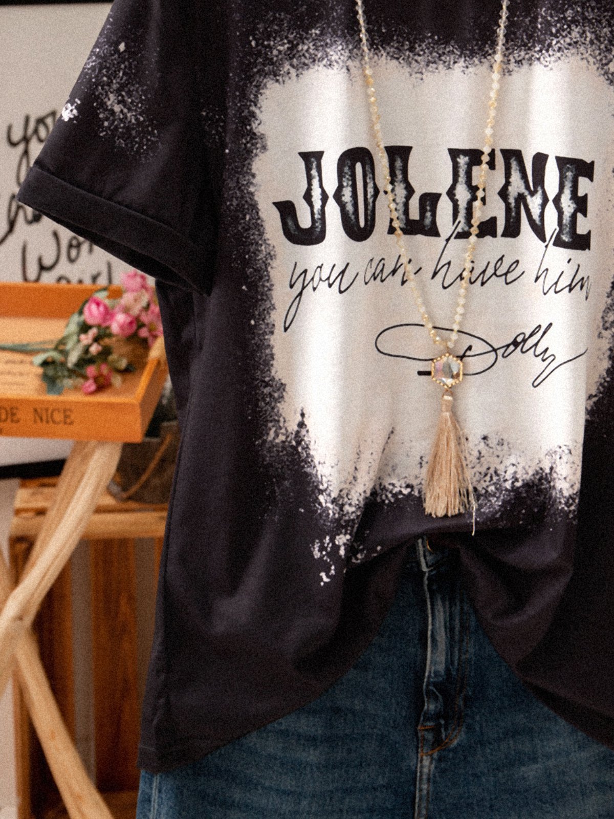 Shift Short Sleeve Crew Neck Vintage Shirts & Tops