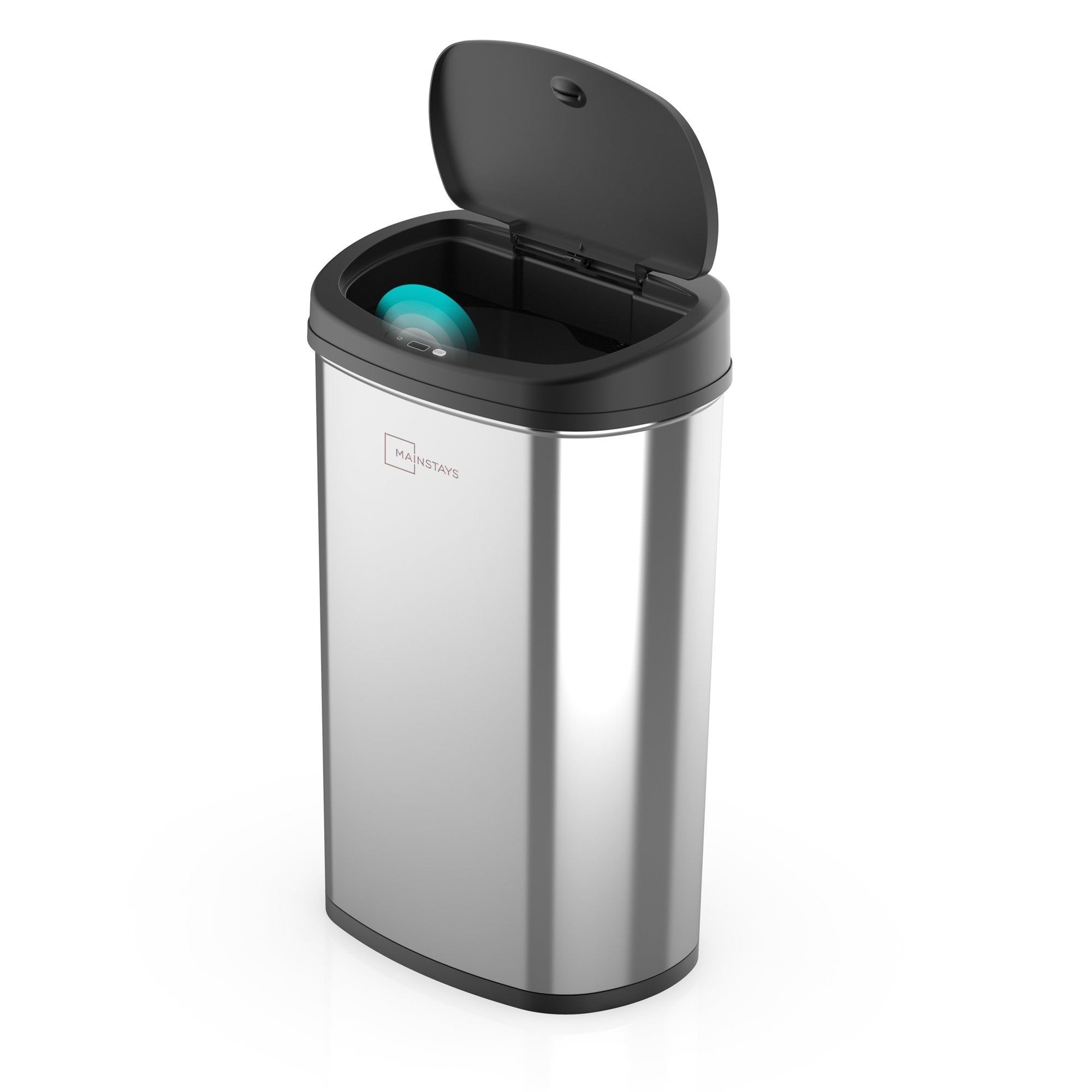 Kitchen Trash Can with Motion Sensor 13.2 gal /50 L Stainless Steel hands free with motion sensor