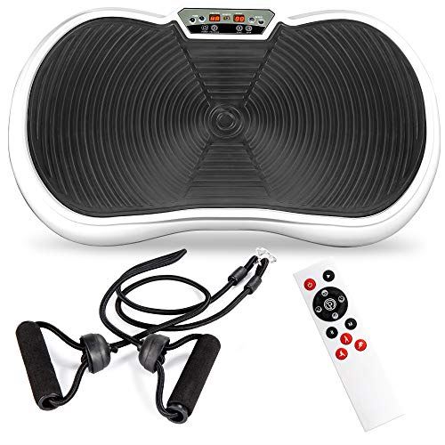 Best Choice Products Vibration Plate Exercise Machine Full Body Fitness Platform for Weight Loss & Toning- White