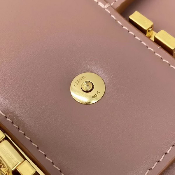 【原版皮】赛琳/Celine Maillon肩背包，简约无多余的修饰，高级的质感，Logo五金镂空设计增添包的独特，一见倾心，外牛皮，内衬羊皮，款号：191343