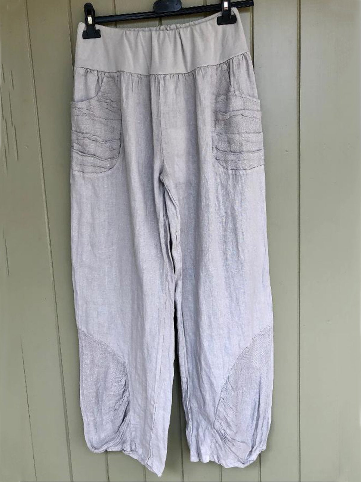 Plus Size Casual Pockets Pants
