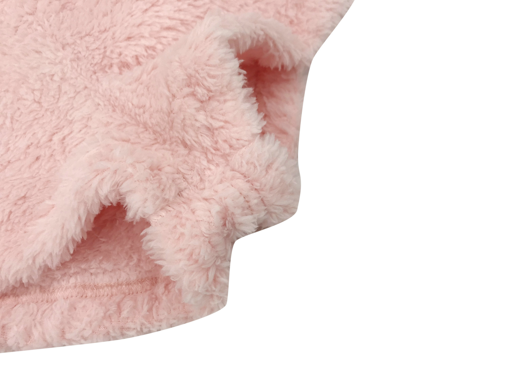 Winter Pink Fleece Zipper Onesie Rompers Pajama