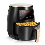 Air Fryer Chicken Oil Free Air Fryer Health Fryer Pizza Cooker Smart Touch LCD Electric Deep Airfryer