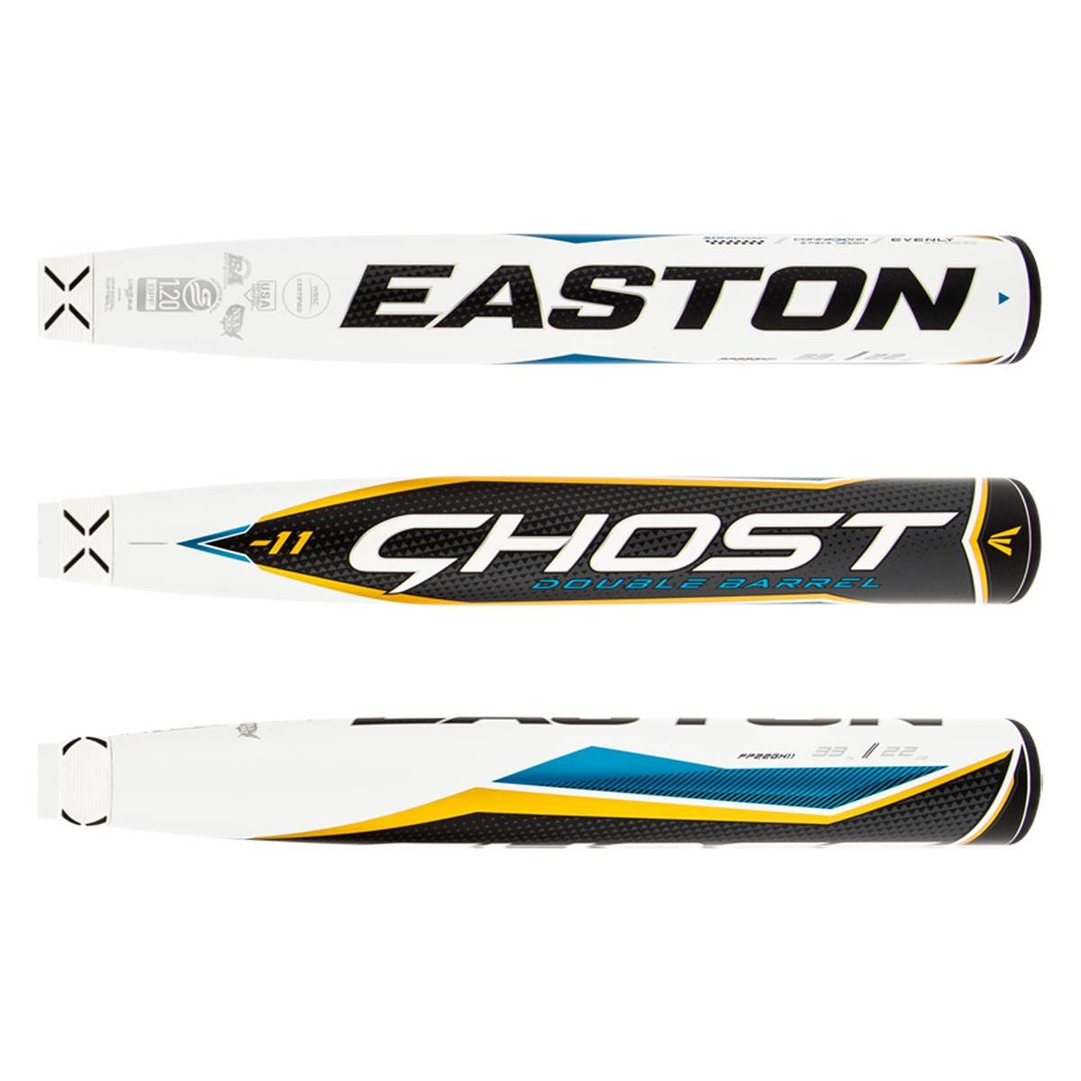 2022 Easton Ghost Double Barrel -11 Fastpitch Softball Bat: FP22GH11