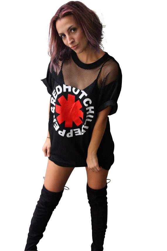 Black Print Short Sleeve Patchwork Shirt