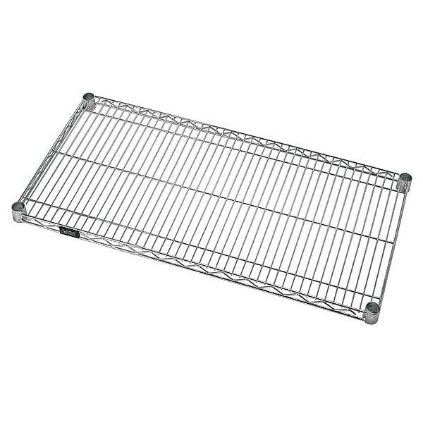 Quantum Stainless Steel Wire Shelf, 18in W x 42in L 1842S