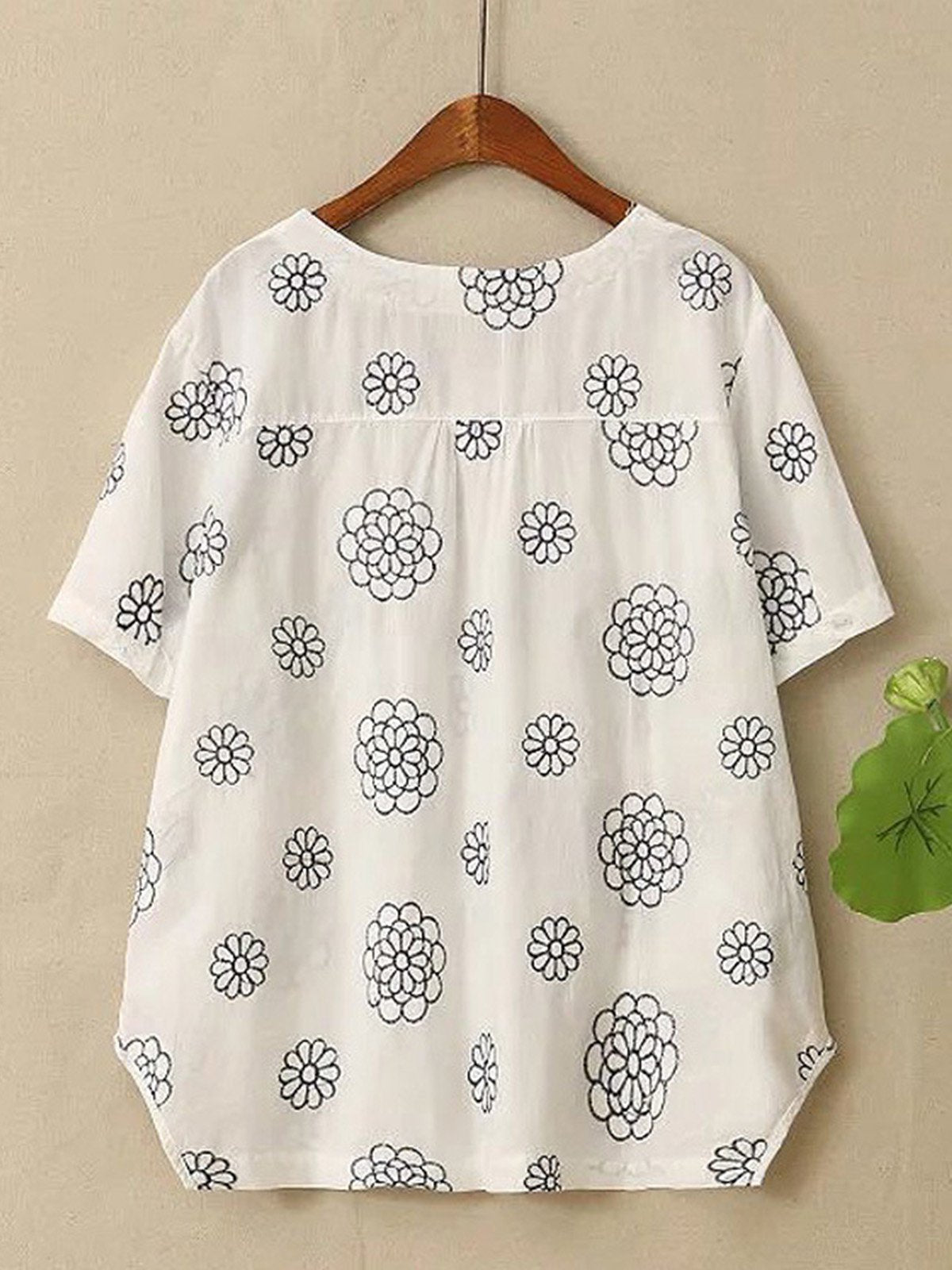 Women Casual Loose Tops Tunic Blouse Shirt