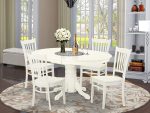 East West Furniture Dinette set 6 Fantastic wood dining chairs