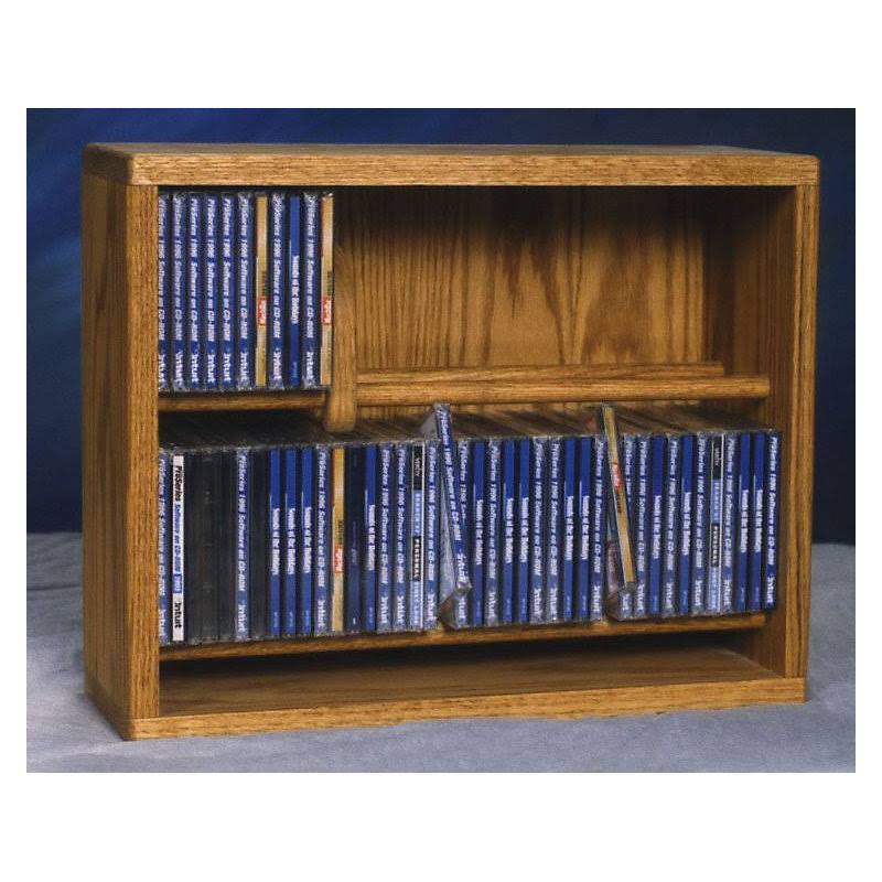 Wood Shed 200 Series 80 CD Multimedia Storage Rack; Unfinished