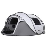 2 to 8 Person Pop Up Tent, Water Resistant Dome Tent, Easy Setup for Camping Hiking and Outdoor
