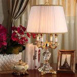 Fashion ofhead k9 crystal table lamp luxury high quality crystal table lamp for bedroom lobby