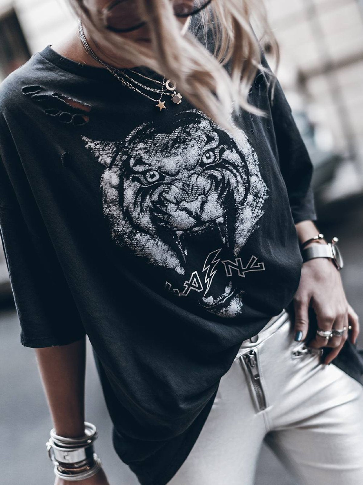 Casual Animal Shirts & Tops