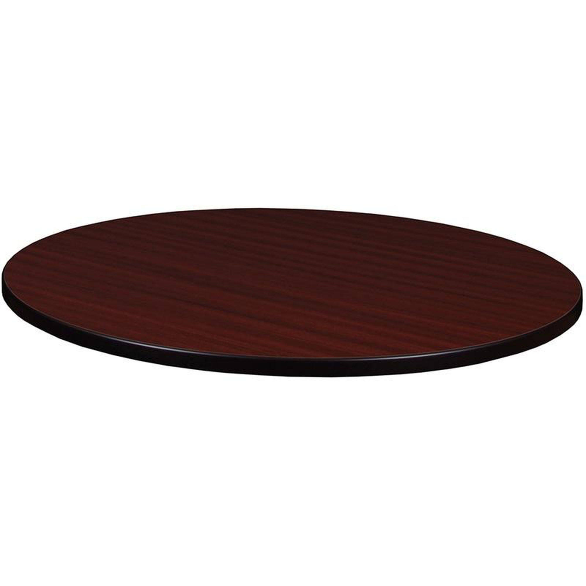 Regency 42x22 Round Laminate Table Top- Mahogany/ Mocha Walnut