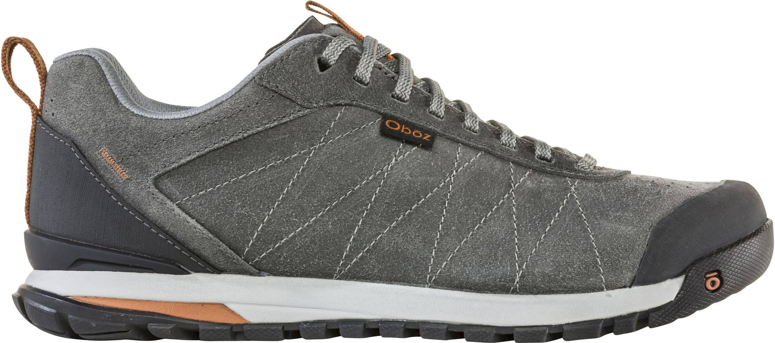 Oboz Men&s Bozeman Low Leather, Charcoal / 9