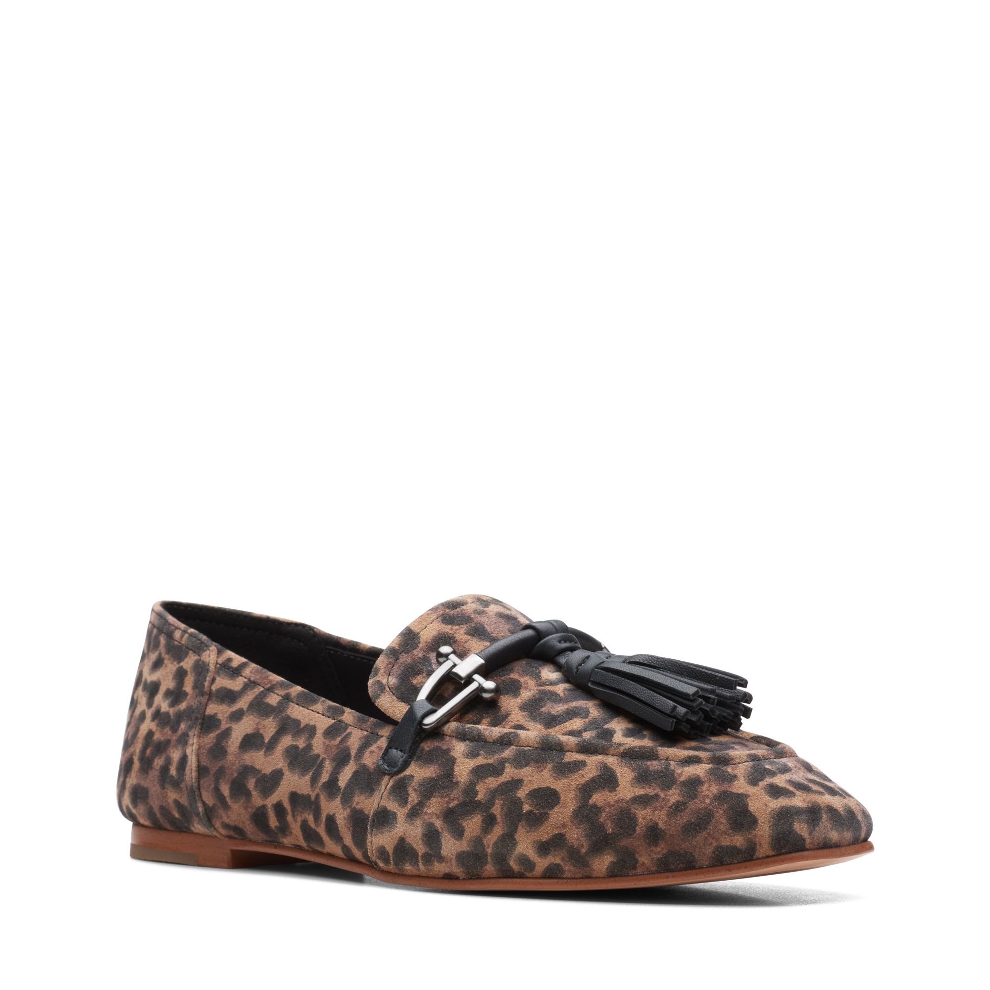 Women Pure 2 Tassel Leopard Print