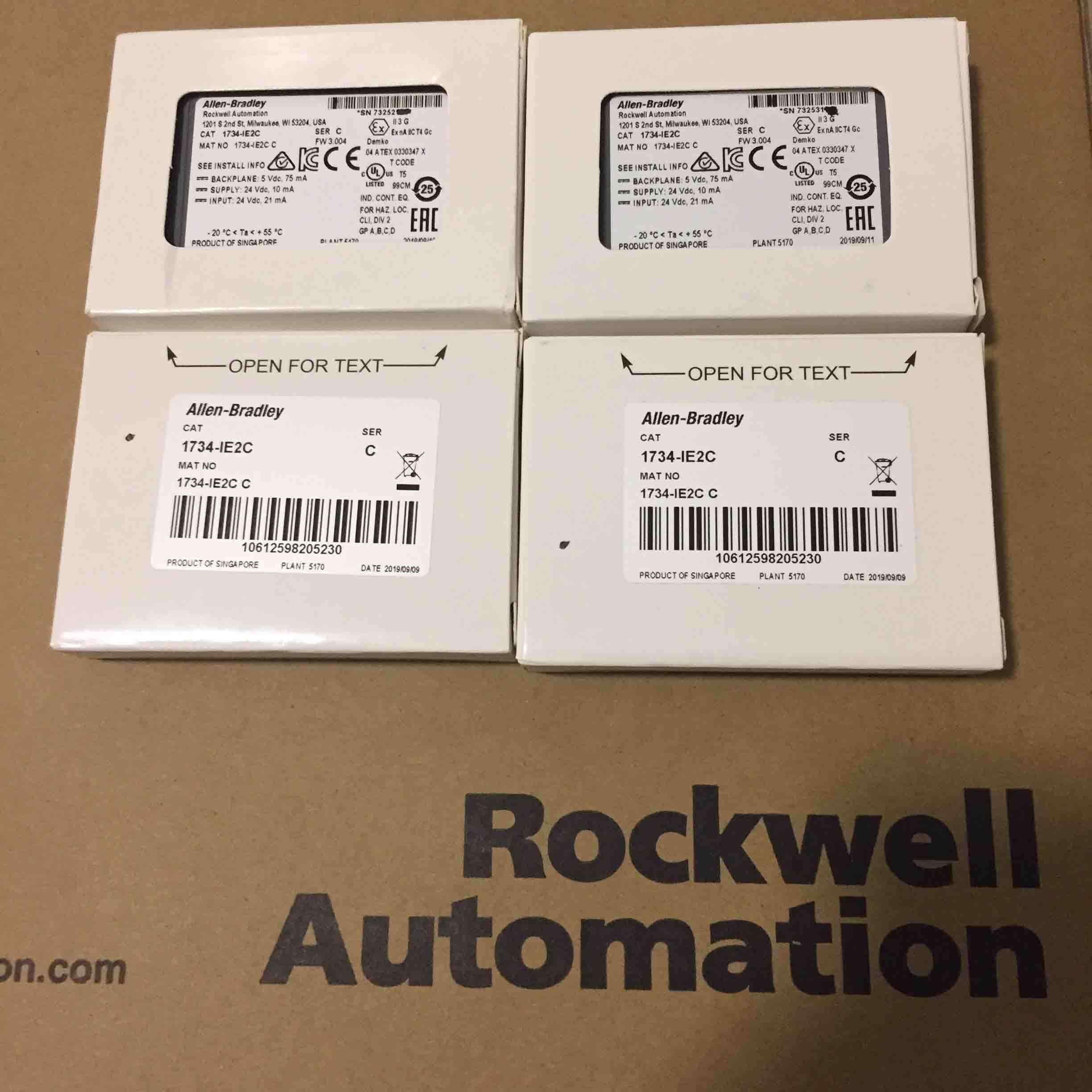 1734-IE2C Allen Bradley Original Brandy New Factory Sealed