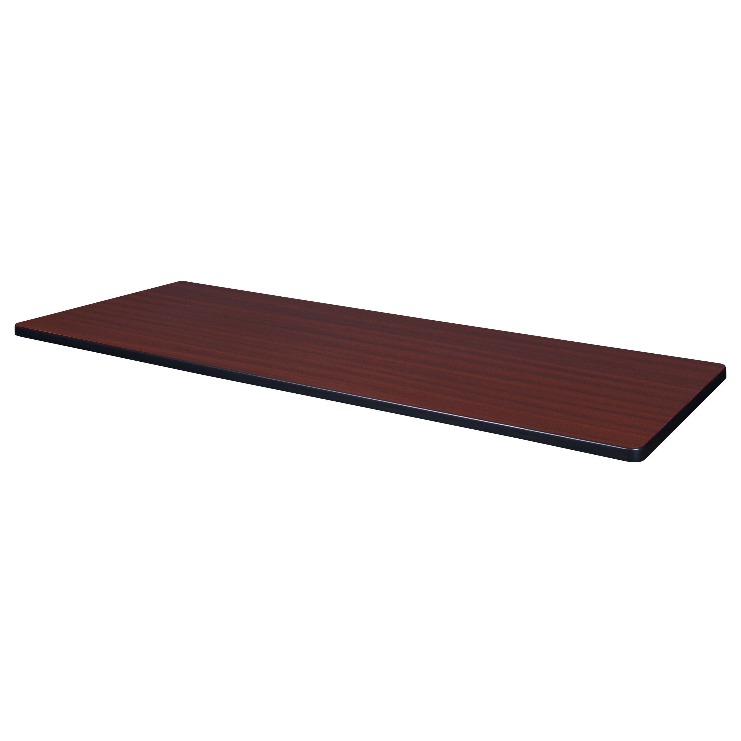 Regency Mahogany/Mocha Walnut 72x22 x 24x22 Rectangle Laminate Table Top