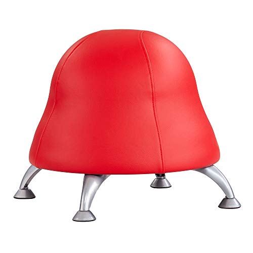 Safco Products Runtz Kid��s Stability Exercise Ball Chair, Weight Capacity: 250 lbs- Red Vinyl