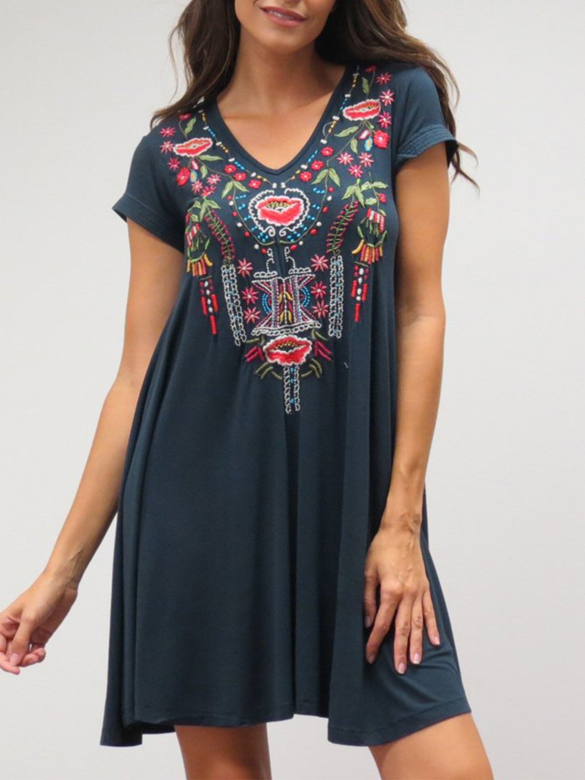 Short Sleeve Sweet Dresses