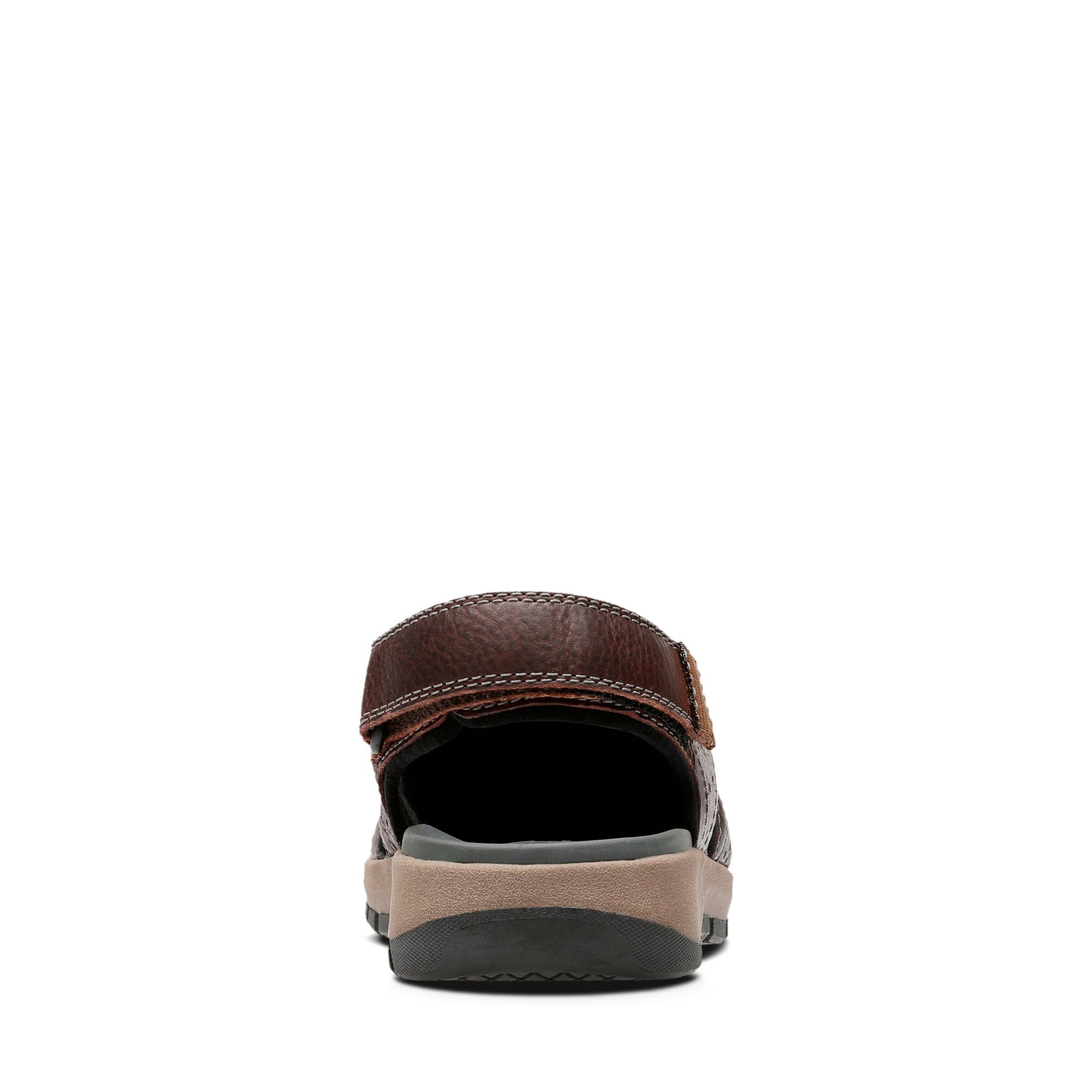 Men Sandals Brixby Cove Dark Brown Lea