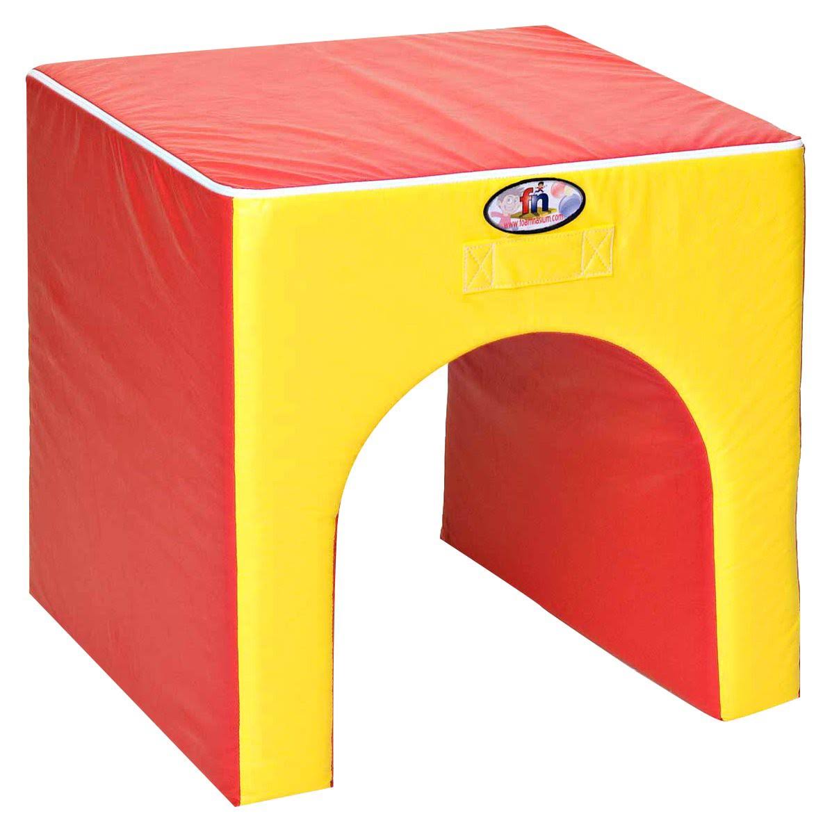 Foamnasium Tunnel Table Soft Play Red/Yellow