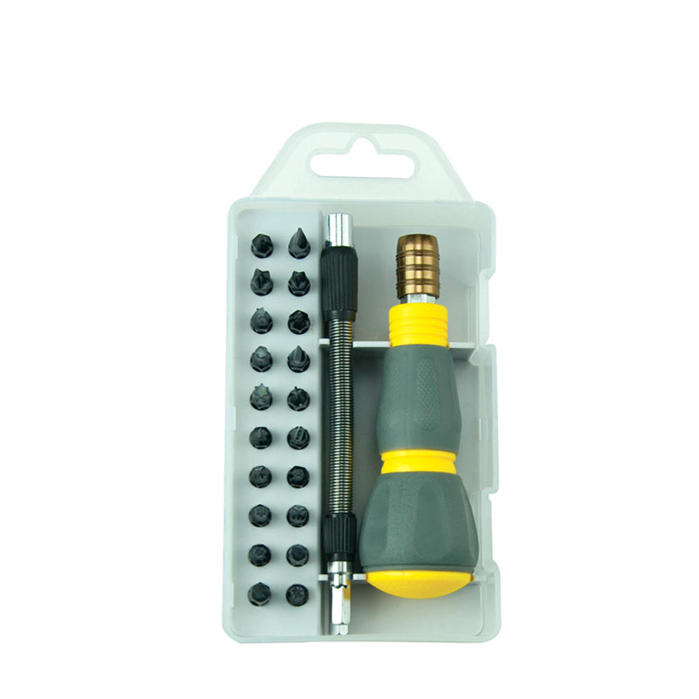 BST-2990A 23PCS in 1 Household Maintenance Suit Screwdriver Collocation Spring Extension Rod And Aluminum Alloy Long Pole