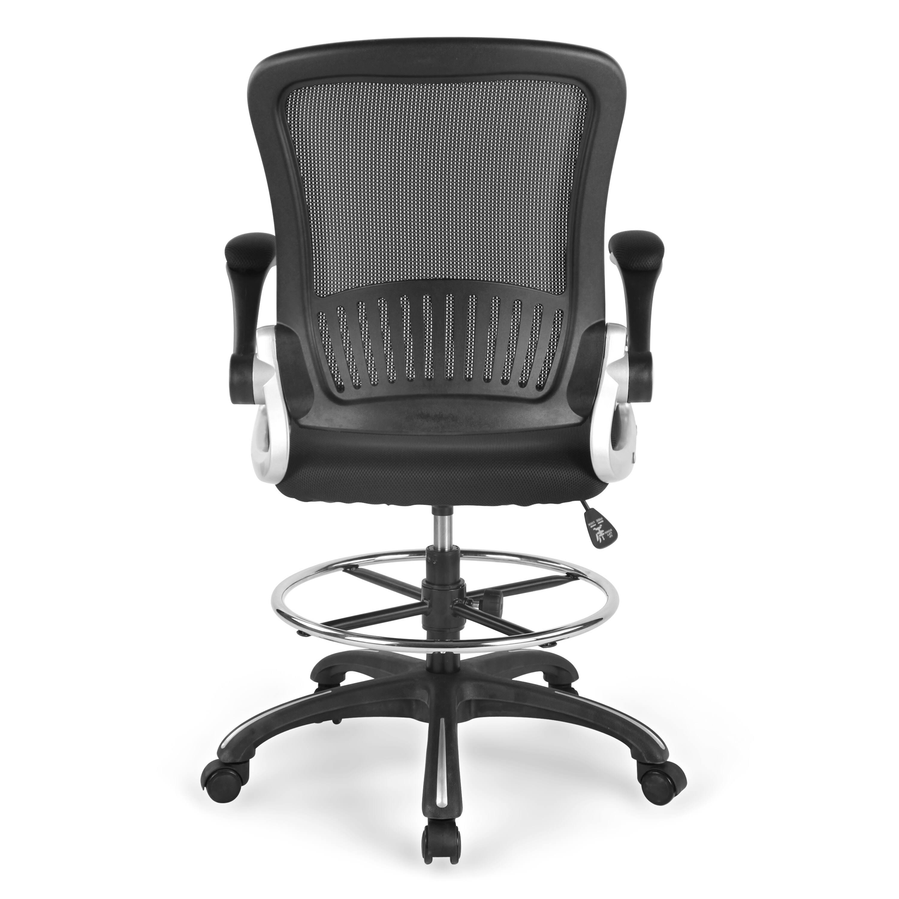 Edgemod Hargrove Drafting Chair in Black