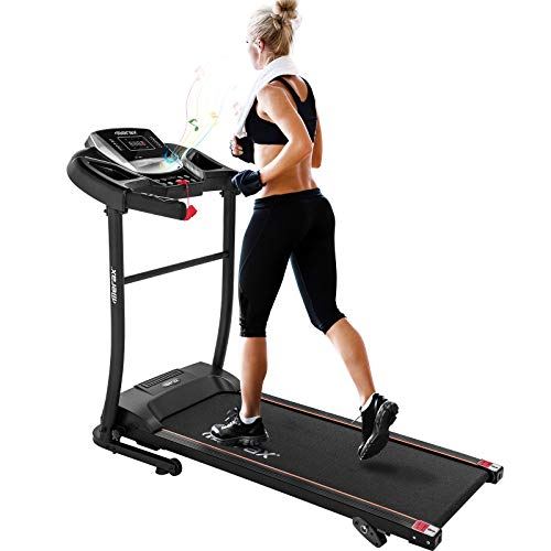 Merax Electric Folding Treadmill �?Easy Assembly Fitness Motorized Running Jogging Machine with Speakers
