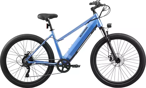 Schwinn Adult Marshall 27.5” Step-Thru Electric Hybrid Bike