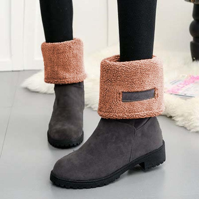 Women Snow Booties Casual Comfort Warm Shoes