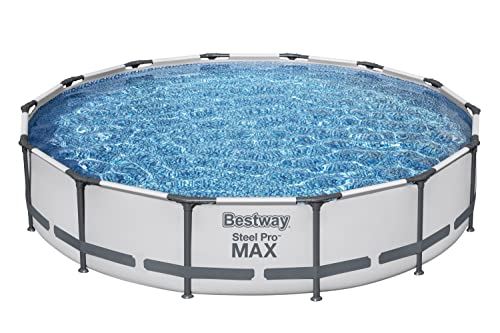 Bestway 56597E Steel Pro MAX Ground Frame Pools, 14�� x 33���, Grey
