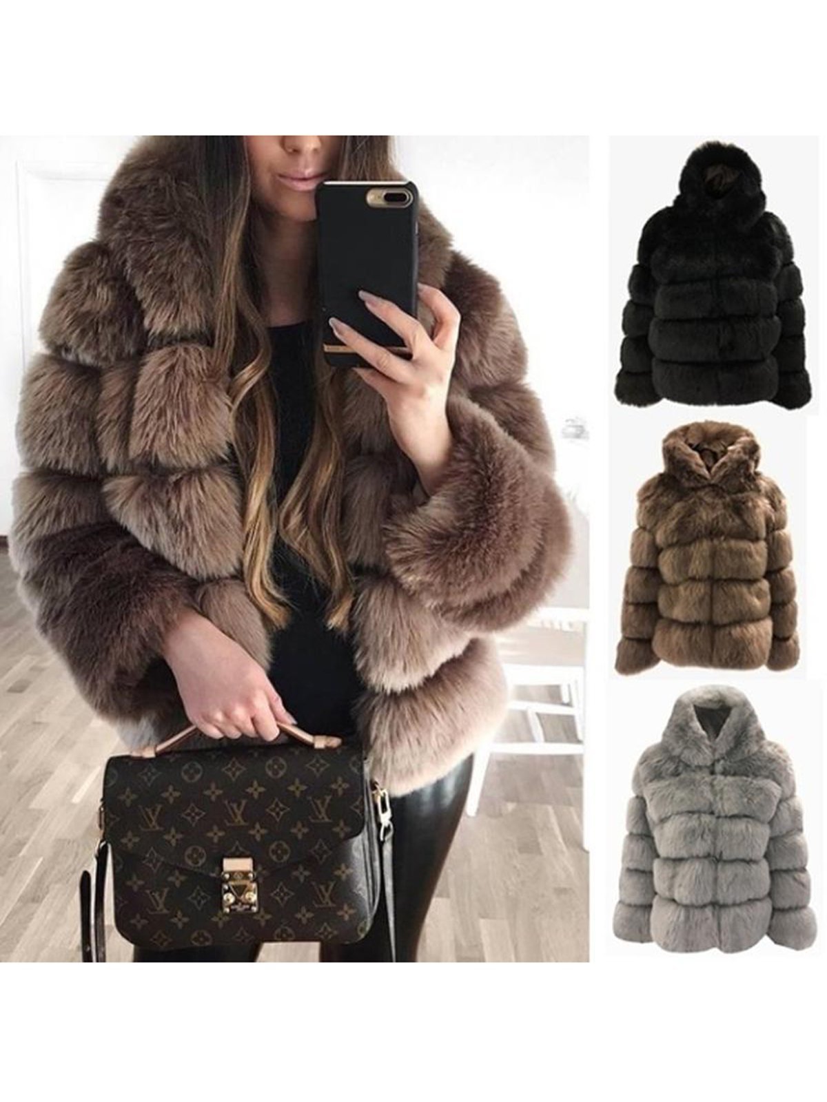Faux Fur Winter Coats For Women