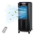 Portable Evaporative Air Cooler with 12 H Built-in Timer, Perfect for Home/Office