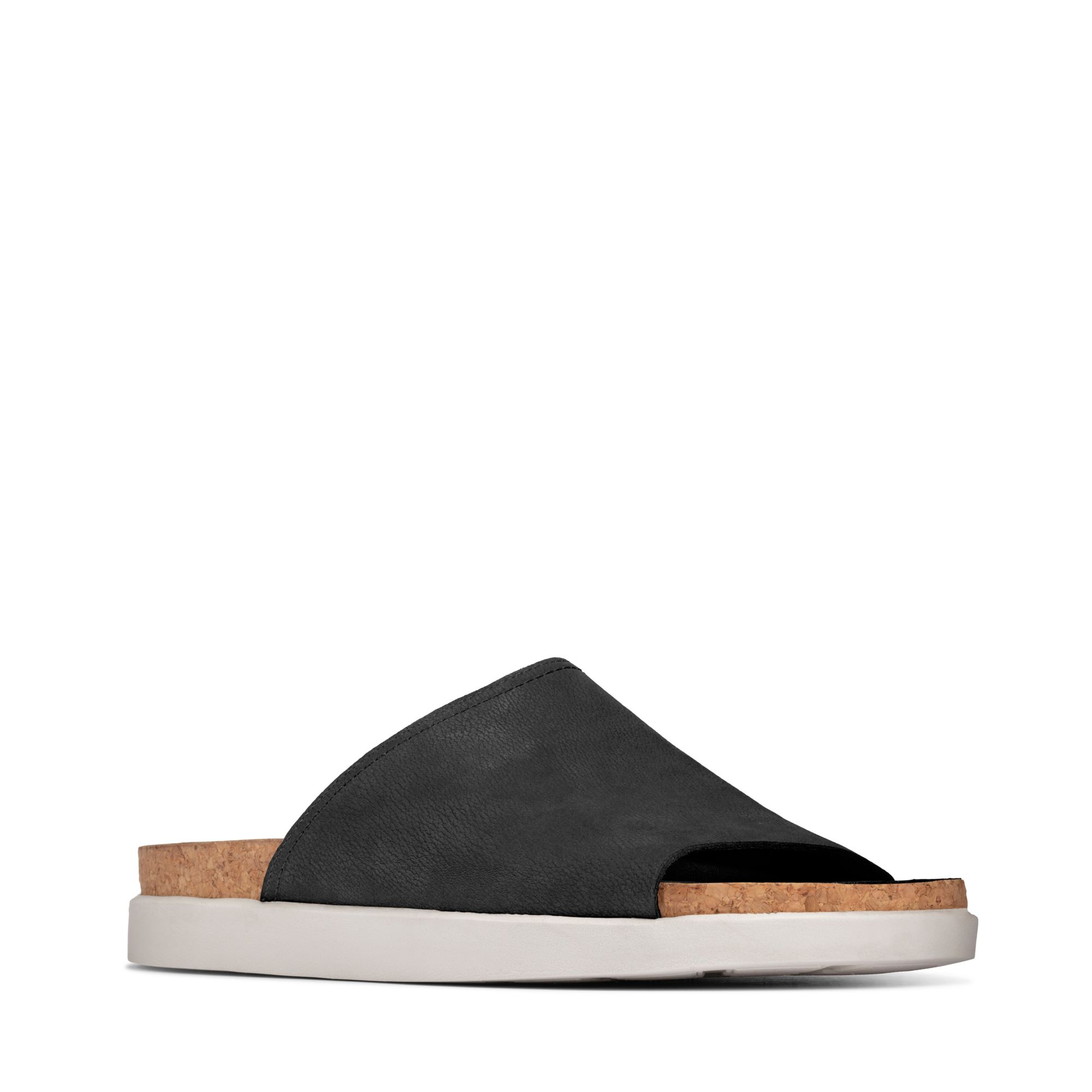 Men Sandals Sunder Slide Black Nubuck