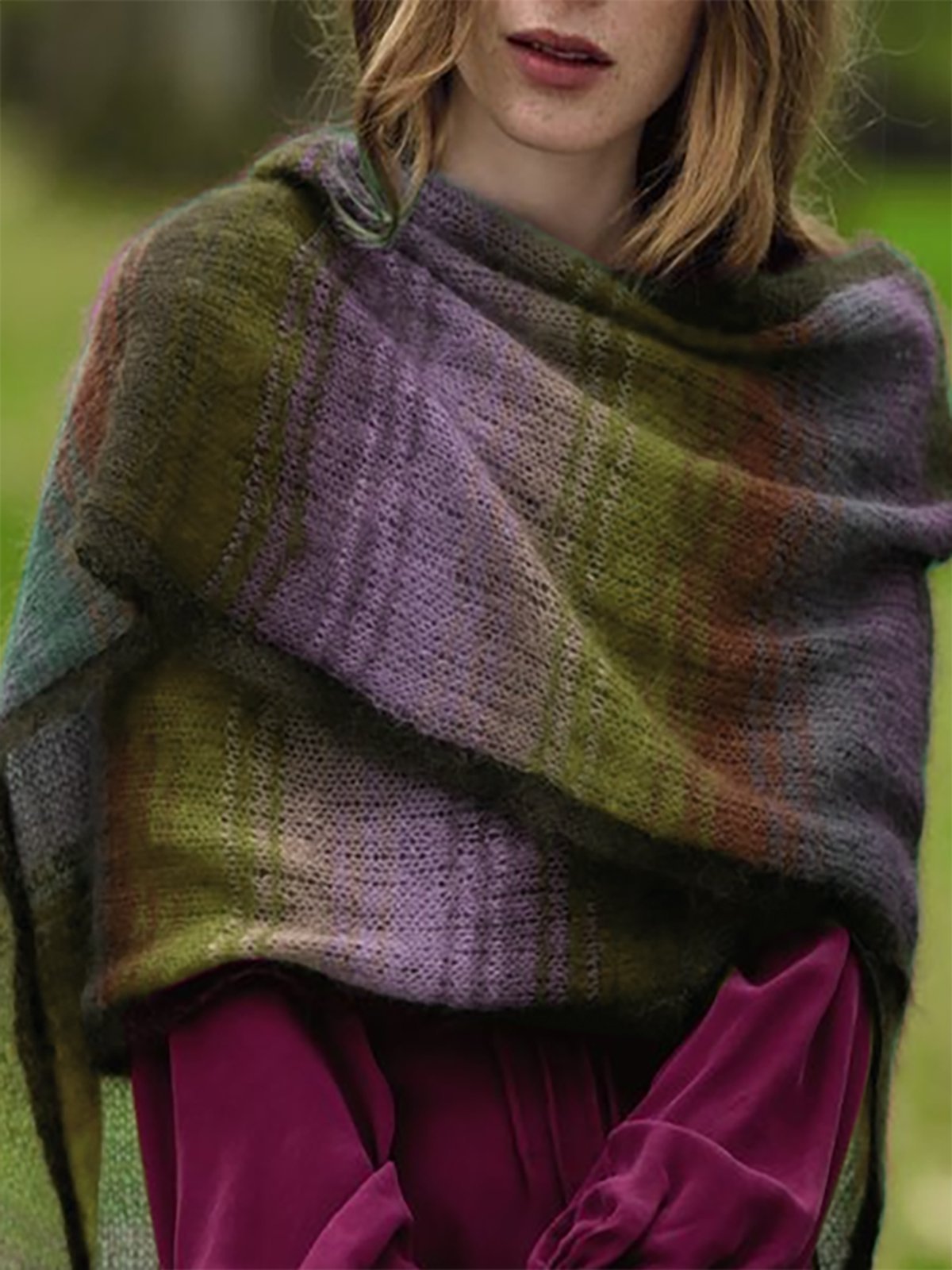 Casual Knitted Scarves & Shawls