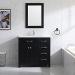 Sink Combo Cabinet Undermount Ceramic Vessel Sink Chrome