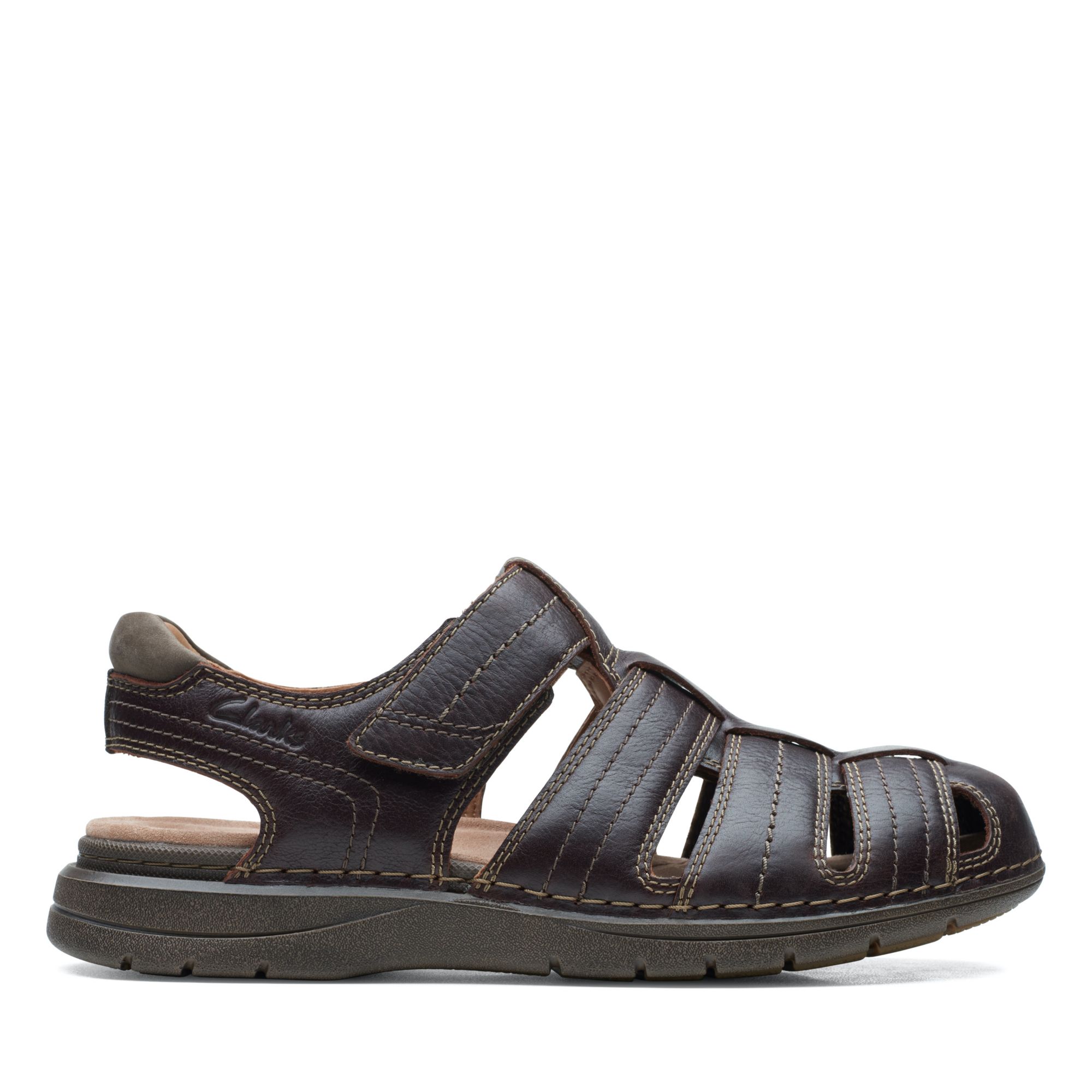 Men Sandals Nature Limit Mahogany Leather