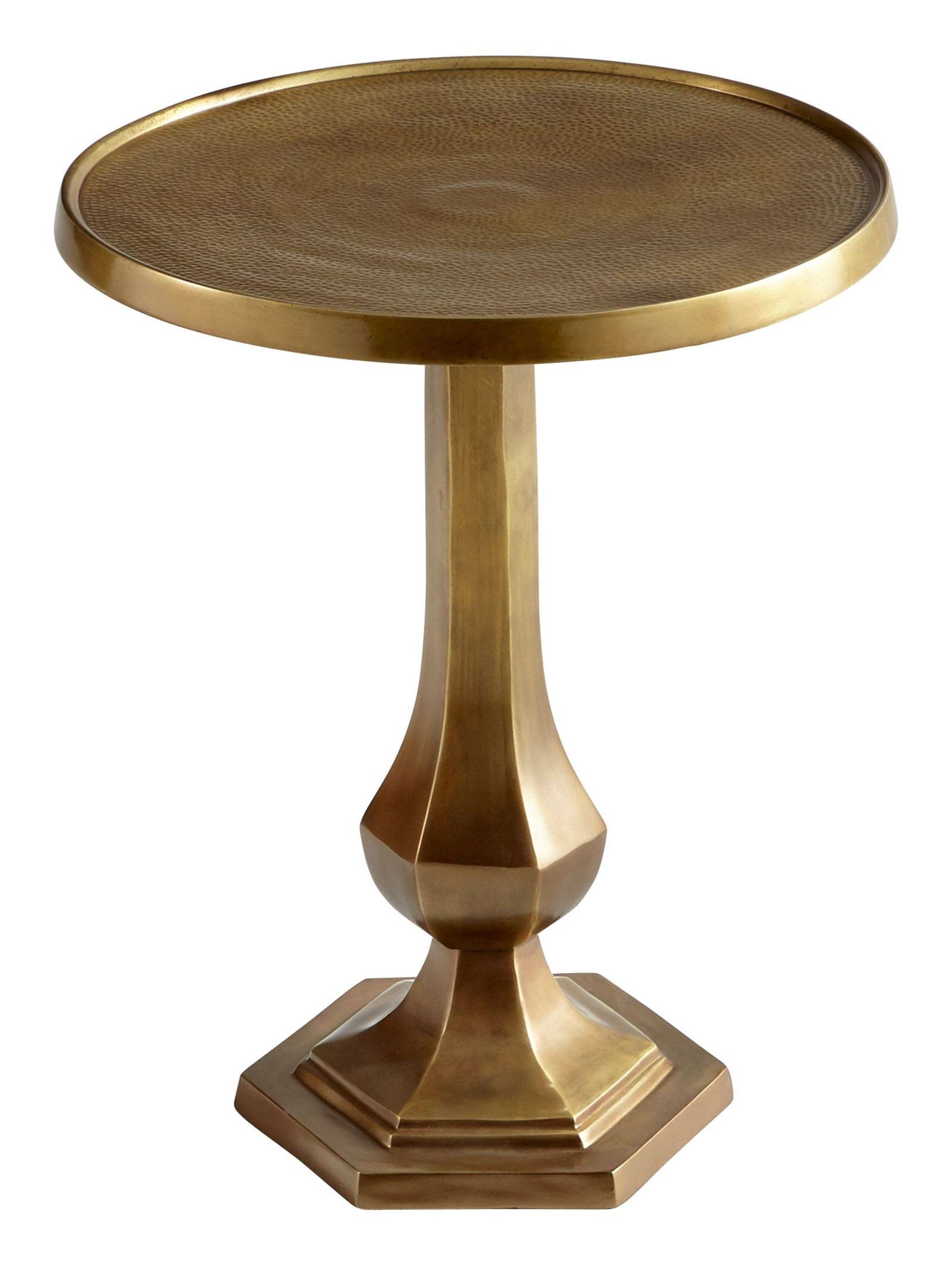 Cyan Old Sport Side Table - Brushed Brass