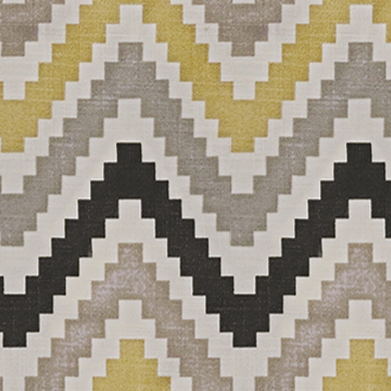 ADA Zigzag Print Fabric Swatch Polyester Cotton, Refundable For Order Amount Over $399