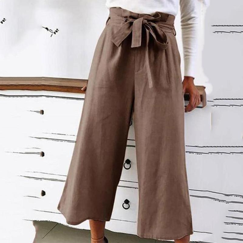 Loose Fitting Plain Pants