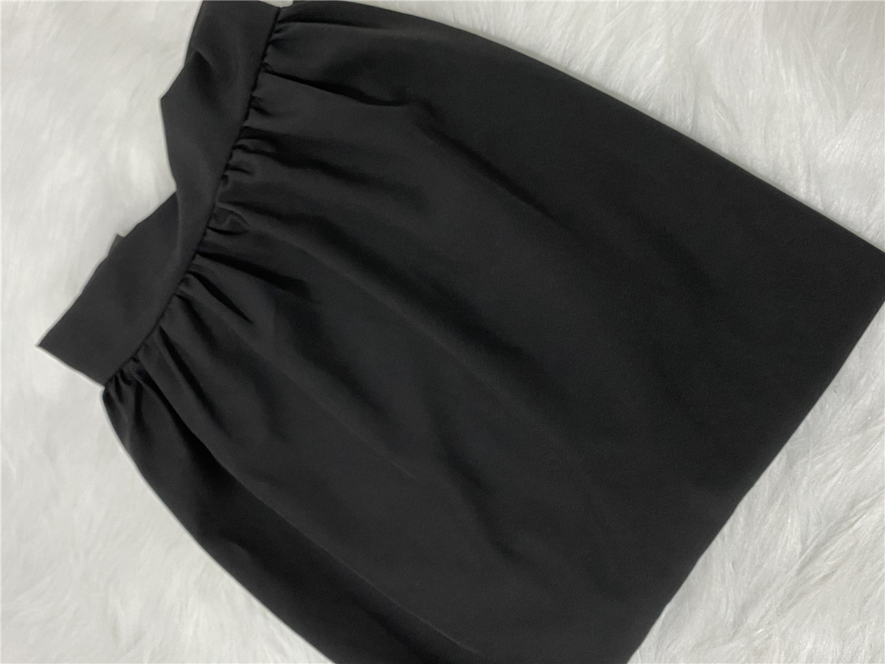 Autumn Casual Fit-and-Flare Plain Long Dress