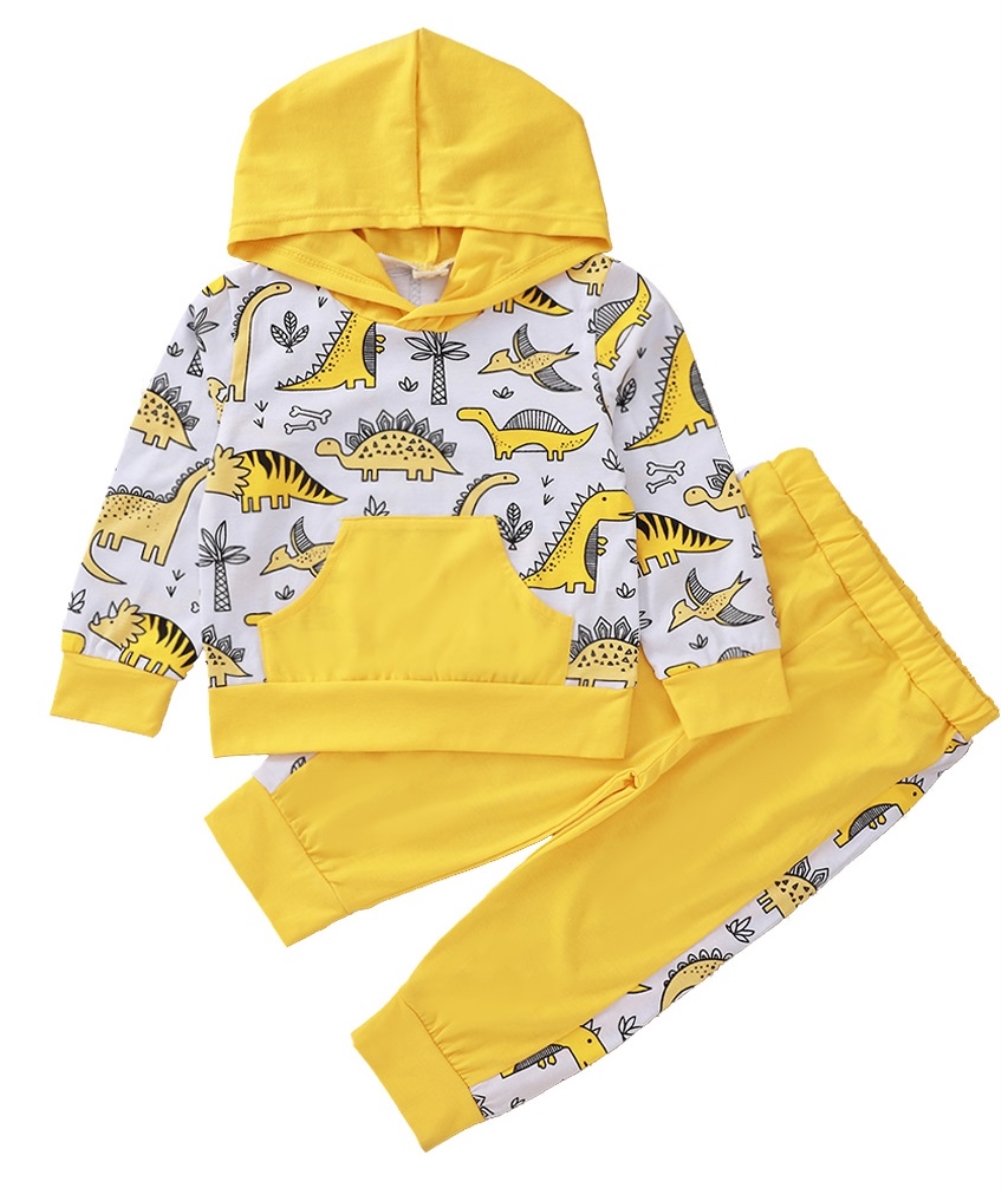 Kids Boy Long Sleeve Cartoon Hoody Tracksuit