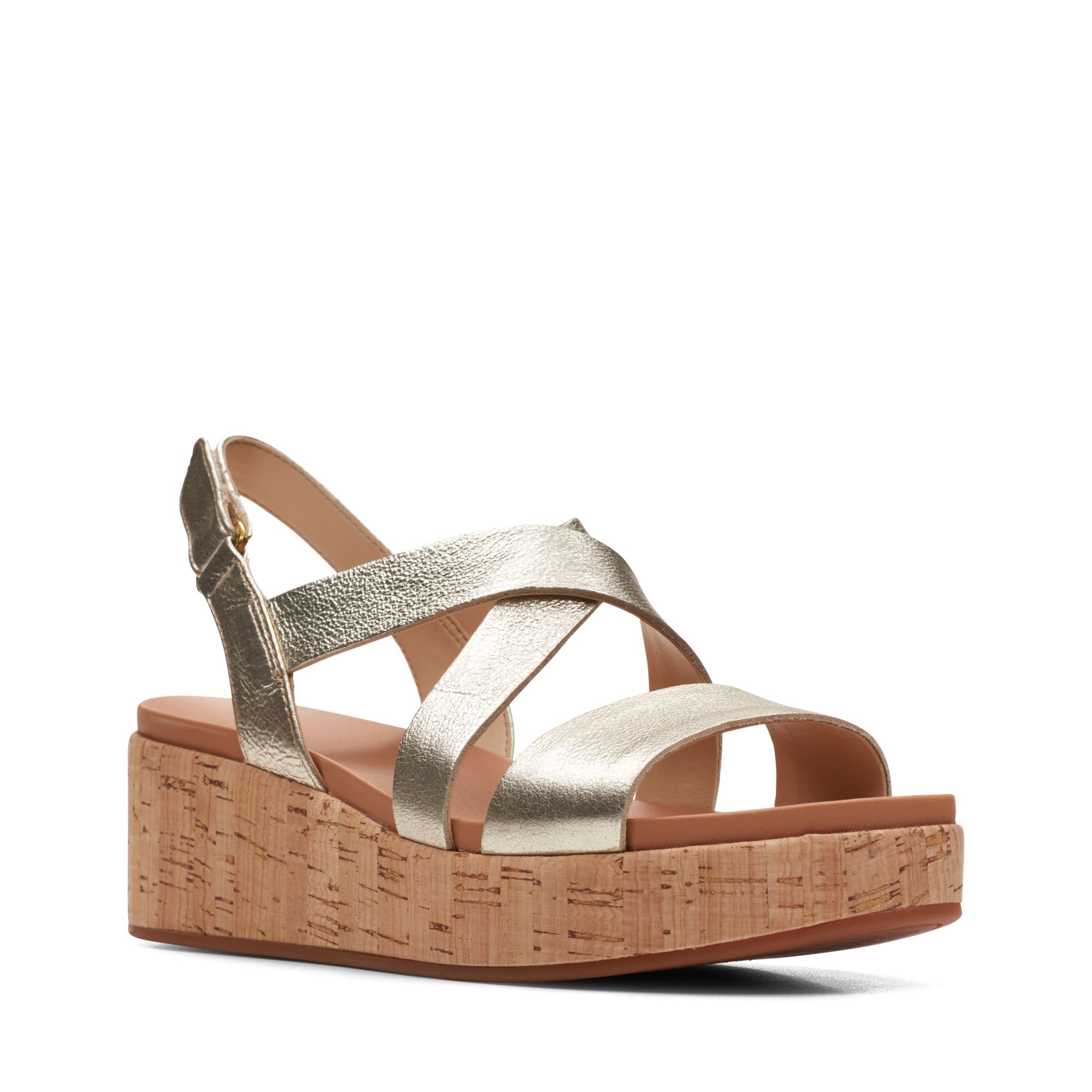 Women Sandals Kimmei Cork Champagne