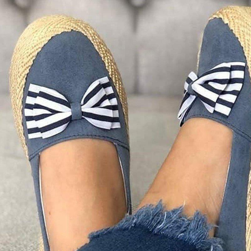 Bowknot Slip-on Loafers