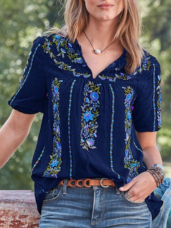 Vintage Short Sleeve Shirts & Tops